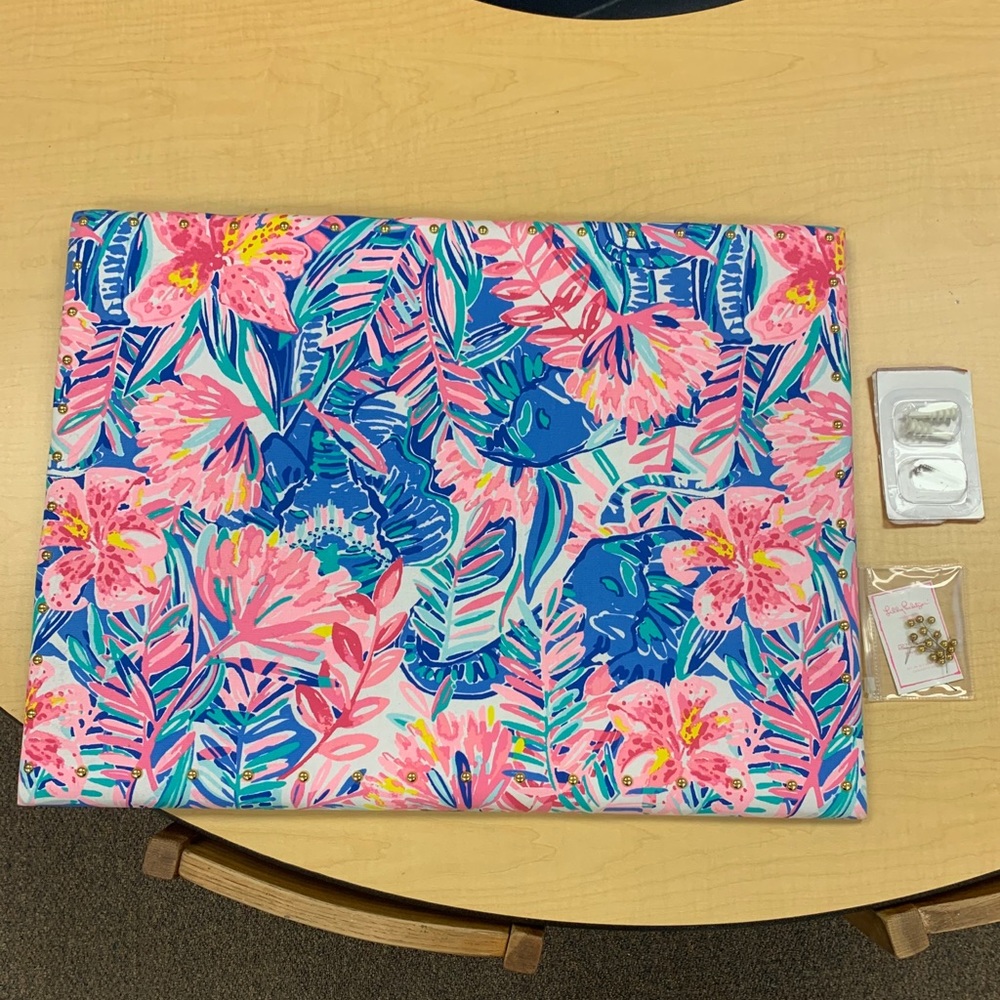 Lily Pulitzer pin board